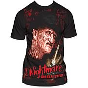 Nightmare on Elm Street Writing on the Wall T-Shirt